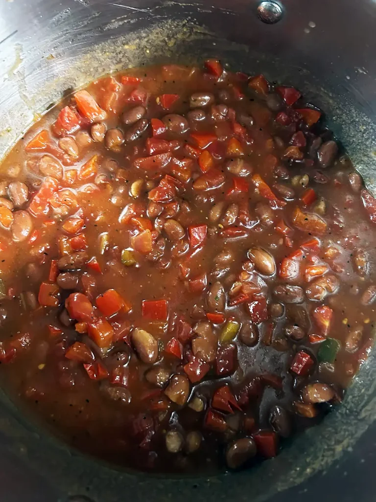 Leftover Brisket chili