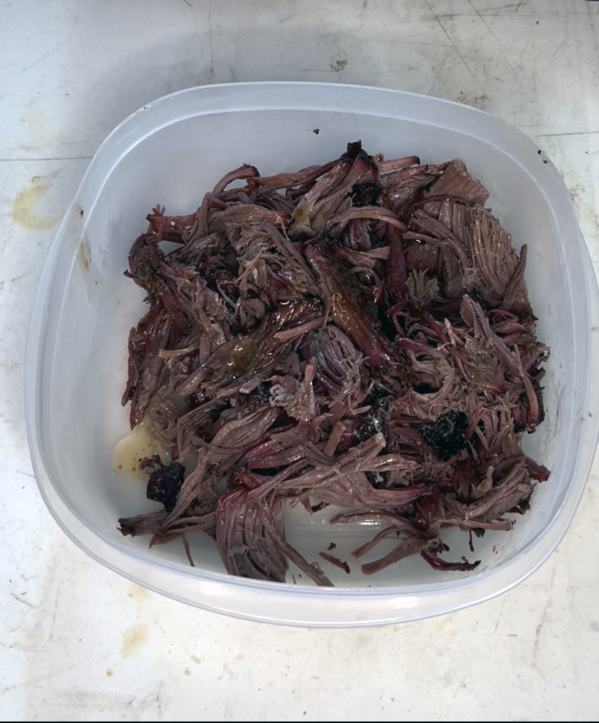 pulled smoked beef
